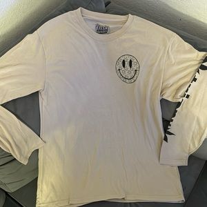 Fresh Laundry Trippy long sleeve Beige & Black T-Shirt XL